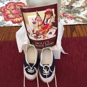American Girl Molly’s Summer Saddle Shoes